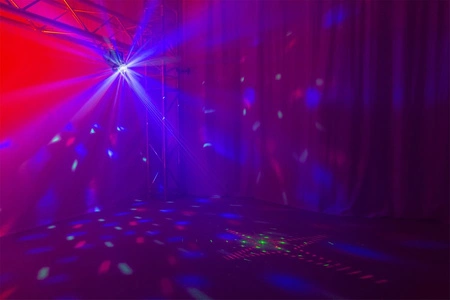 Efekt świetlny MAX DJ10- Jelly Moon z czerwonym i zielonym laserem