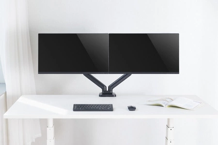 Statyw ramię do monitora 17”- 32” podwójny na dwa ekrany Audizio MAD20G czarny