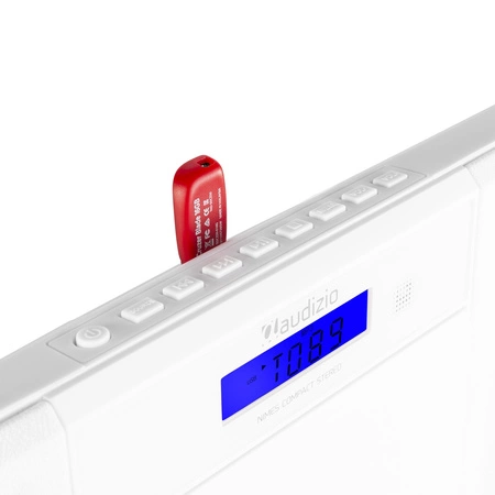 Miniwieża HIFI Nimes CD tuner FM BT USB biała