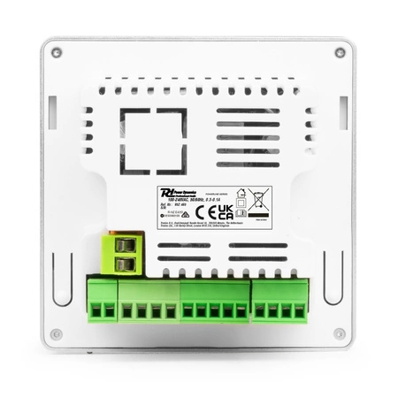 Wzmacniacz audio Powerline B50W do montażu w ścianie BT/LCD, biały