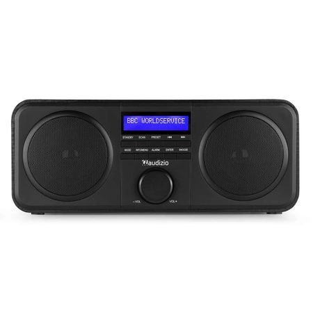 Radio cyfrowe stereo FM DAB+ Audizio Novara czarne