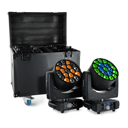 Zestaw: 2 głowy ruchome BIGBEE285 + Case