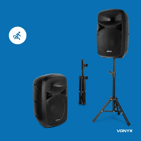 Zestaw nagłośnieniowy Plug&Play 600W Vonyx VPS102A