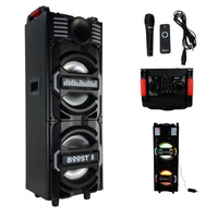 BOOST-STUPDJ10 kolumna aktywna 10" z mikrofonem i pilotem