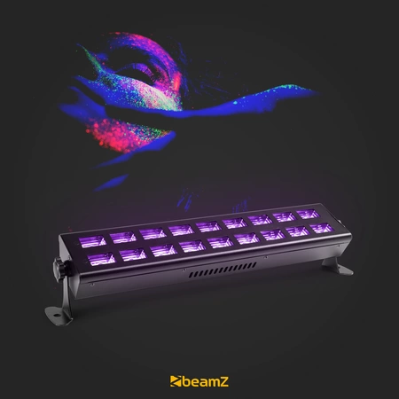 Belka oświetleniowa BUV293 UV 2x 9 diod LED Beamz
