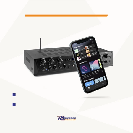 Wzmacniacz audio PV260BT 6 strefowy 600W BT USB SD FM pilot Power Dynamics