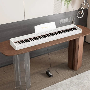 Pianino cyfrowe dynamiczne TIENTO białe Mielczewski