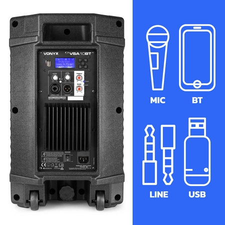 Kolumna aktywna 10" 500W BT MP3 VSA10BT Vonyx
