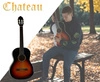 Gitara klasyczna 4/4 Chateau ciemne drewno