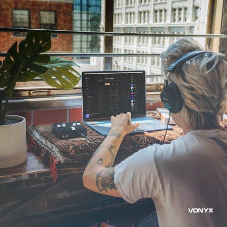 Mikser 3-kanałowy USB VDJ2USB Vonyx