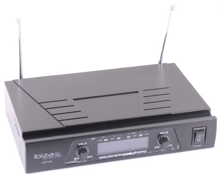 Mikrofonowy zestaw bezprzewodowy Ibiza UHF20