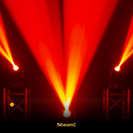 Zestaw: 2x Głowa ruchoma Cobra 100H z pryzmatem 100W Beamz+ dedykowane case