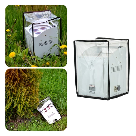 4x Oświetlacz bateryjny PARLED-W15WH LED RGBAW 60W AFX Lihgt+ 4x osłona przeciwdeszczowa gratis