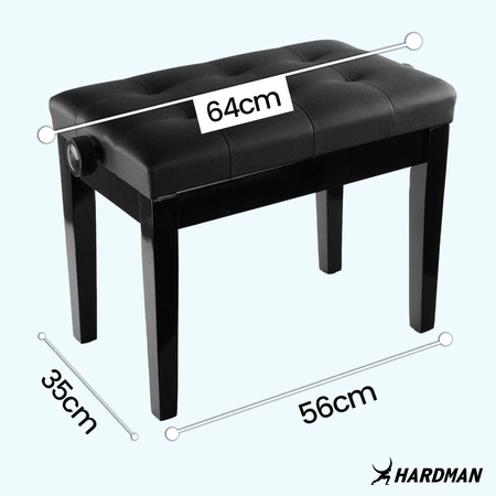 Ława stołek siedzisko do pianina Hardman