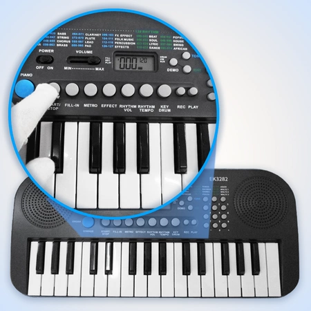 Keyboard dla dziecka Mini 32 klawisze Blue KBB.082 Lexington