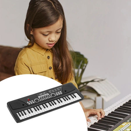 Keyboard dla dziecka 49 klawiszy akumulator/ mikrofon KD49 Max