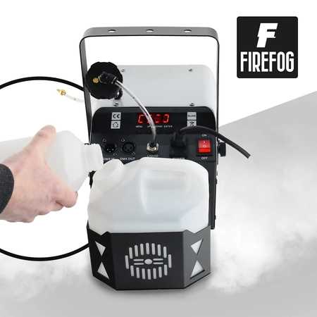 Zestaw: Wytwornica dymu HAZE 900 Firefog+ płyn do dymu 5l