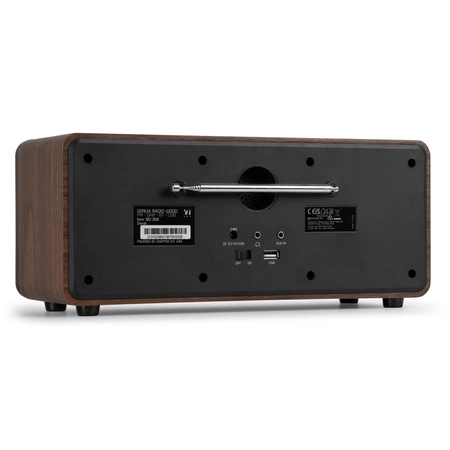 Radio cyfrowe Genua DAB+ FM stereo Audizio brązowe