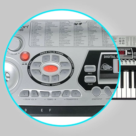 Zestaw: Keyboard MEK54100 Madison 54 klawisze+ statyw
