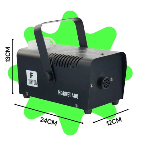 Zestaw: Wytwornica dymu 400W Hornet400 pilot przewodowy/ Firefog + płyn 5l