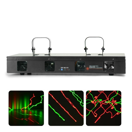 Laser 4-oknowy RG czerwono-zielony