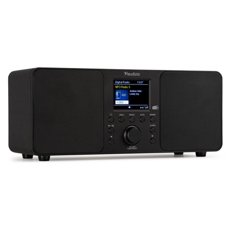 Radio cyfrowe Genua DAB+ FM stereo Audizio czarne