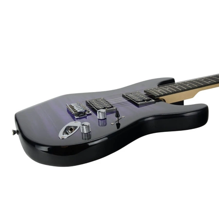 Gitara elektryczna - kompletny zestaw -Golden Guitar STEG-35 Ciemny Fiolet