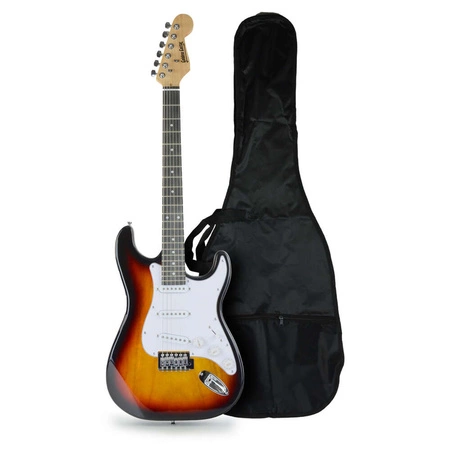 Gitara elektryczna - kompletny zestaw -Golden Guitar STEG-20 Sunburst Stratocaster