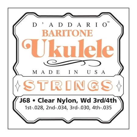 Struny do ukulele barytonowego J68 D'Addario
