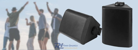 Zestaw kolumn zewnętrznych BGO65 6.5" 150W czarny Power Dynamics