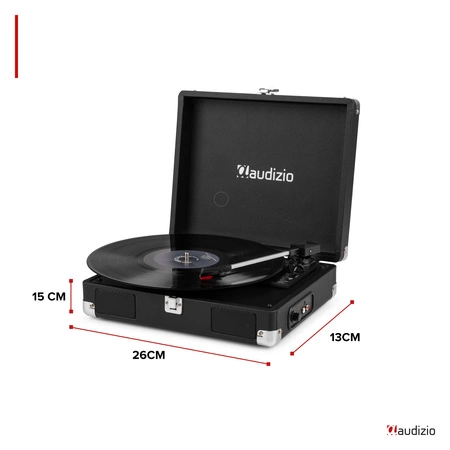 Gramofon w walizce RP111BK Audizio czarny