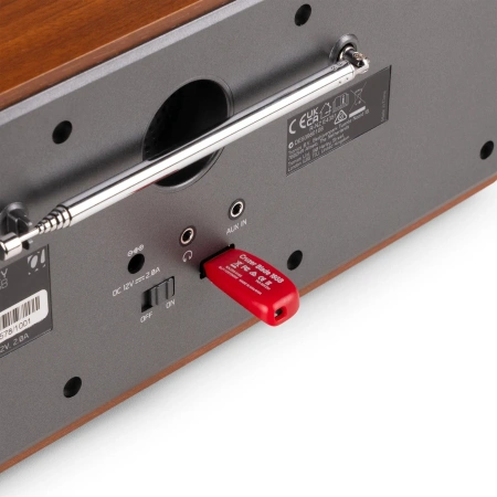 Radio stereo Genua Genua DAB+ w kolorze ciemnoszarym