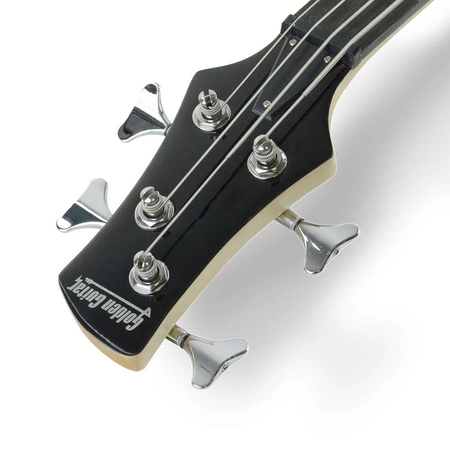 Gitara basowa kompletny zestaw Wiśnia Golden Guitar PBGB-50 Wiśnia