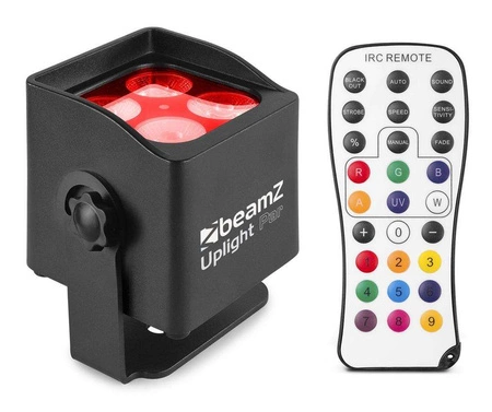 Oświetlacz akumulatorowy BeamZ BBP44 Mini Uplight do użytku na zewnątrz 4x4W 4in1