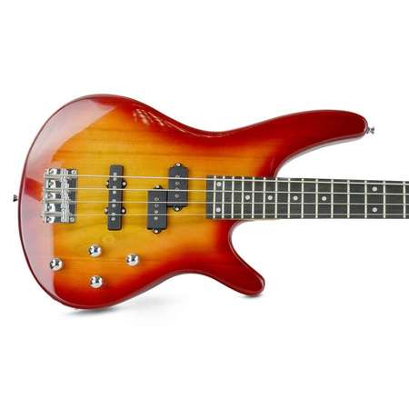 Gitara basowa kompletny zestaw Wiśnia Golden Guitar PBGB-50 Wiśnia