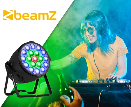 Reflektor BAC552Z Aluminium PRO PAR Zoom RGBW LEDs