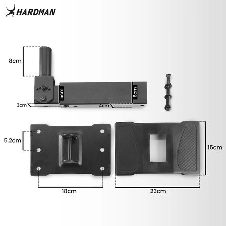 Statyw kolumnowy ścienny 2szt HWS4 Hardman