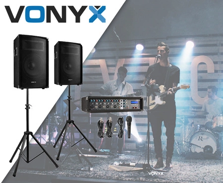 Zestaw nagłośnieniowy 800W VX210 Vonyx