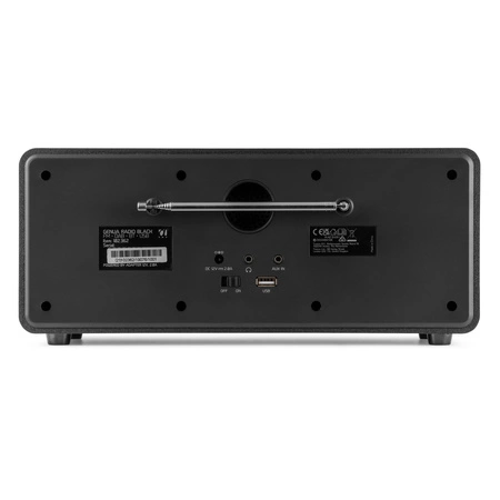 Radio cyfrowe Genua DAB+ FM stereo Audizio czarne