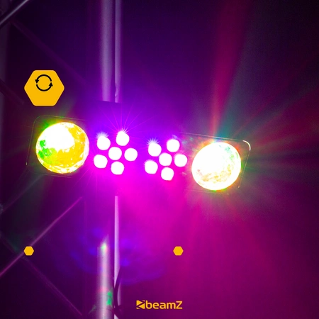 Efekt imprezowy LED LightBox7 2-w-1 RGBAWP Beamz