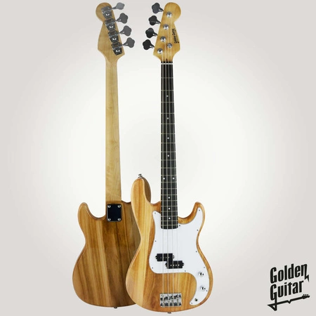 Gitara basowa - kompletny zestaw - Golden Guitar PBGB-40 kolor Natural