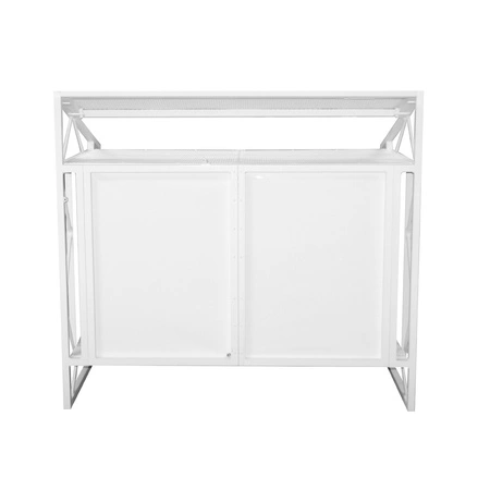 Stół stanowisko DJ składane białe + torba