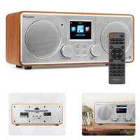 Radio internetowe Foza WiFi Stereo z DAB+ srebrne Audizio
