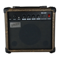 Wzmacniacz gitarowy GA-20 - złoty Golden Guitar