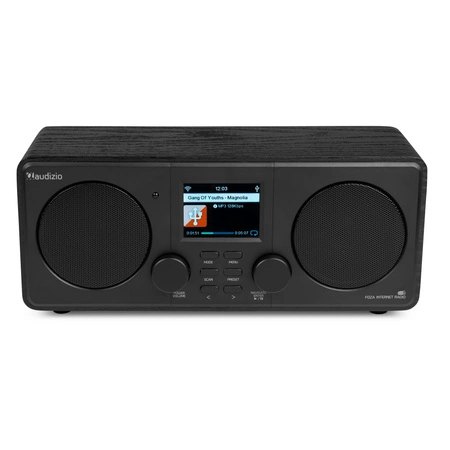 Radio internetowe Foza WiFi Stereo z DAB+ czarne Audizio