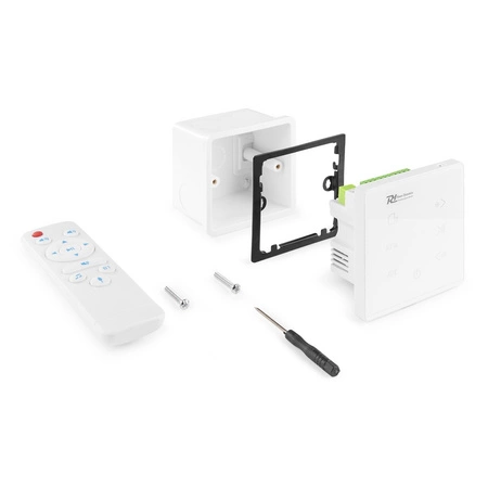 Wzmacniacz audio Powerline A50W BT do montażu ściennego, biały