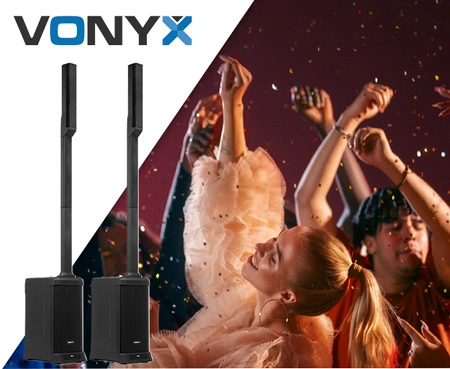 Aktywny zestaw nagłośnienia kolumnowego BT 800W VX820 Vonyx