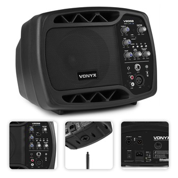 Głośnik aktywny PA 80W BT USB Vonyx V205B