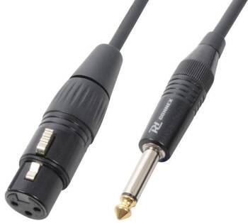 Kabel CX40-6 XLR (f) Jack 6.3mm mono 6m PD Connex