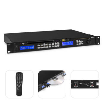 Odtwarzacz multimedialny USB CD FM DAB+ rack PDC-60